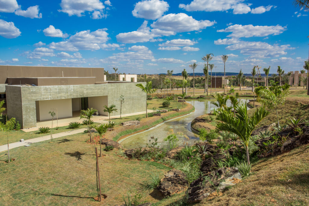 Área de lazer do condomínio Damha Brasília, Distrito Federal.